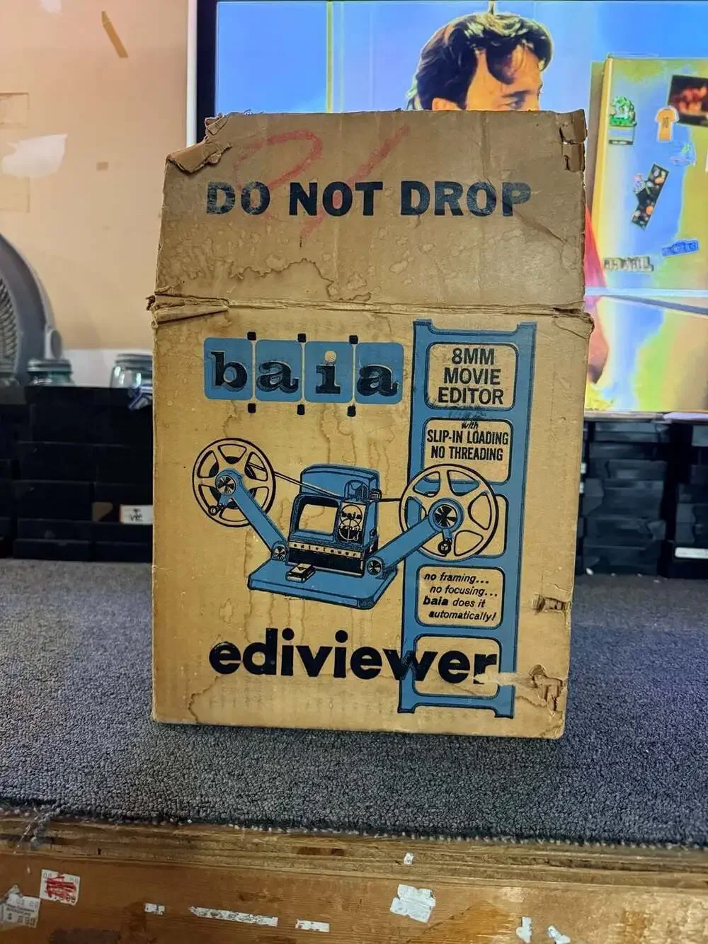 Vintage Baia Ediviewer 8mm Movie Editor with Film Cutter